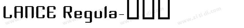 LANCE Regula字体转换